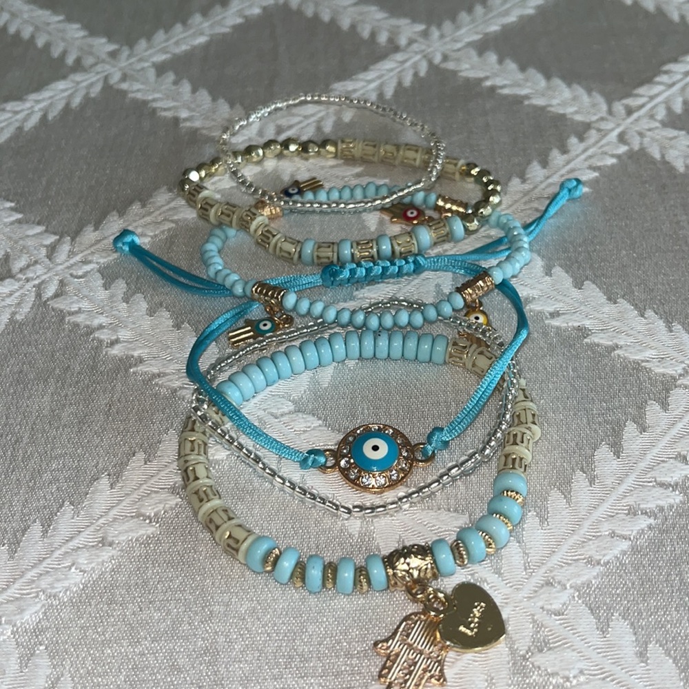 New Boho stackable stretch bracelets. (6) - Picture 2 of 2